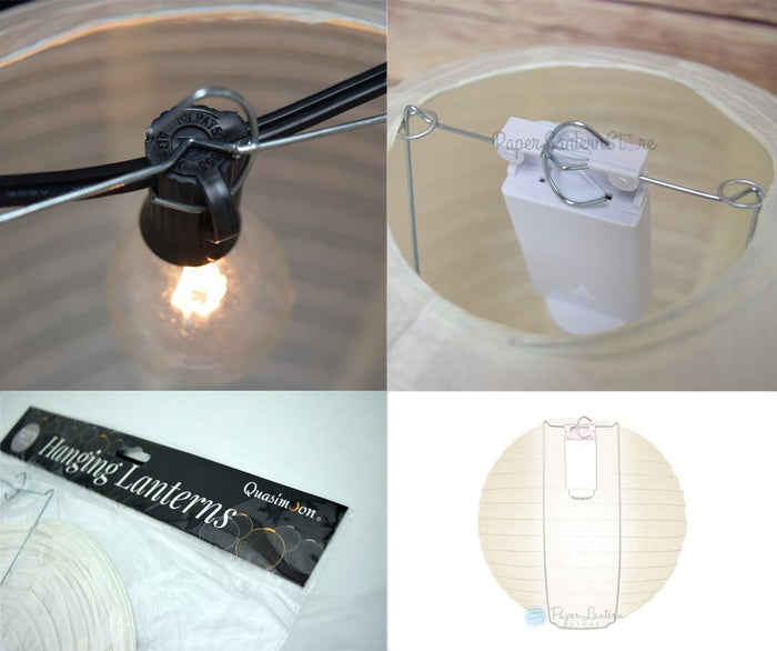 12 PACK | 12"  Papaya Crisscross Ribbing, Hanging Paper Lantern Combo Set - Luna Bazaar | Boho & Vintage Style Decor