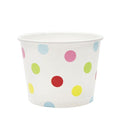12oz Paper Food Containers - Polka Dots - 1,000 count - 100mm-To-Go Packaging-Karat-Restaurant Supply Drop