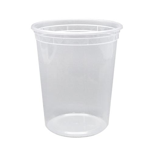 32oz Injection Molded Deli Containers with Lids - 240 ct-To-Go Packaging-Karat-Restaurant Supply Drop