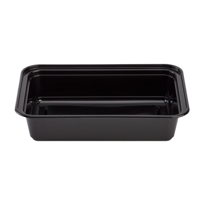 38oz Meal Prep Containers ~ Microwavable Rectangular Food Containers & Lids - Black - 150 ct-To-Go Packaging-Karat-Restaurant Supply Drop