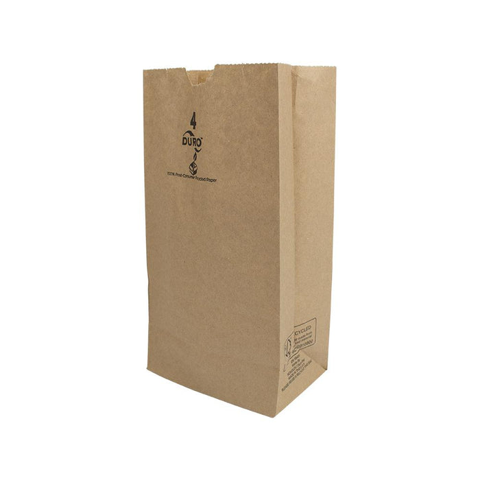 4 lb Paper Bag- Kraft - 500 ct-To-Go Packaging-Karat-Restaurant Supply Drop