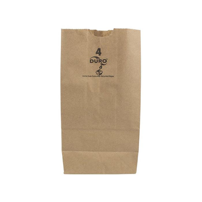 4 lb Paper Bag- Kraft - 500 ct-To-Go Packaging-Karat-Restaurant Supply Drop