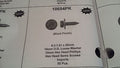 50 pack  6.3 - 1.81 X 20mm 16mm OD loose Washer 10mm Hex head Black Finish
