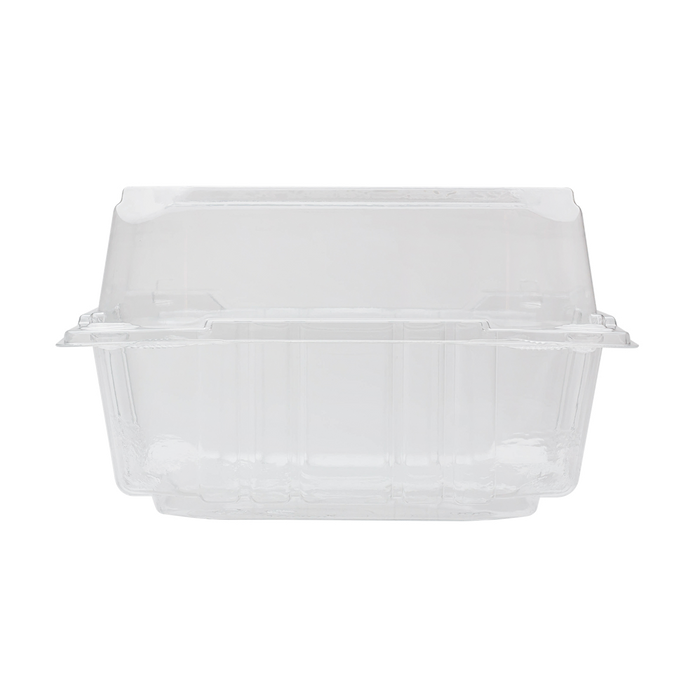 6'' x 6'' Hinged Containers - Small Clamshell Takeout Boxes - Karat PET Plastic - 500 ct-To-Go Packaging-Karat-Restaurant Supply Drop