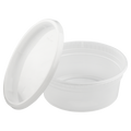 8oz PP Injection Molded Deli Containers & Lids - 240 ct-To-Go Packaging-Karat-Restaurant Supply Drop
