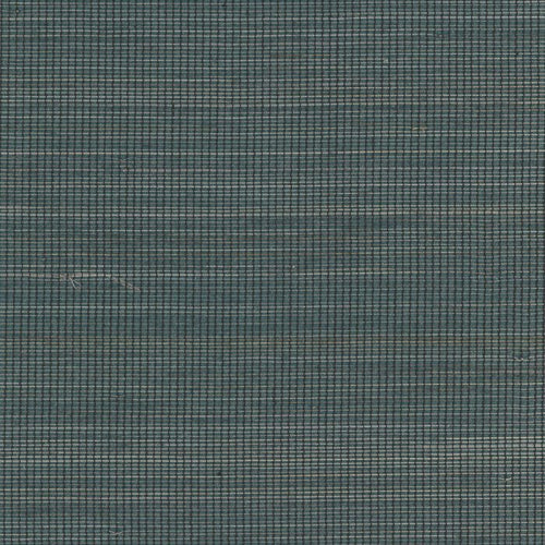 Abaca Natural Fibre WIDE Wallpaper - Blue