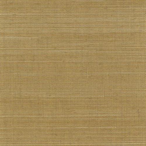 Abaca Natural Fibre WIDE Wallpaper - Copper Camel