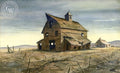 Abandoned, watercolor painting by Alfred Owles (American art). Original painting and fine art giclée reproduction by California Watercolor for wall decor.