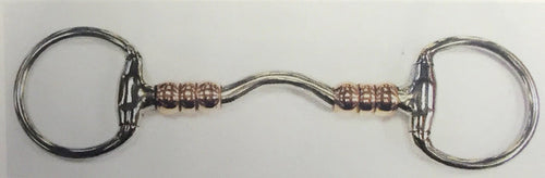 Abbey England Copper Roller Port Mouth Eggbutt - The Tack Shop of Lexington