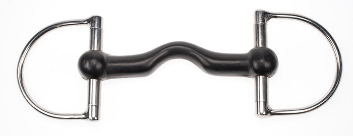 Abbey England Vulcanite Port Mouth D Ring Bit - The Tack Shop of Lexington