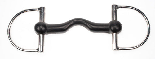 Abbey England Vulcanite Port Mouth D Ring Bit - The Tack Shop of Lexington