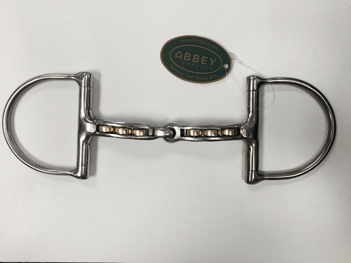 Abbey Magennis Copper Roller D Ring Bit - The Tack Shop of Lexington