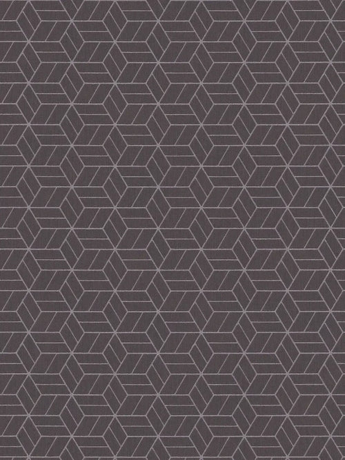 Abstract Allure - Geometric Metallic Wallpaper - Brown