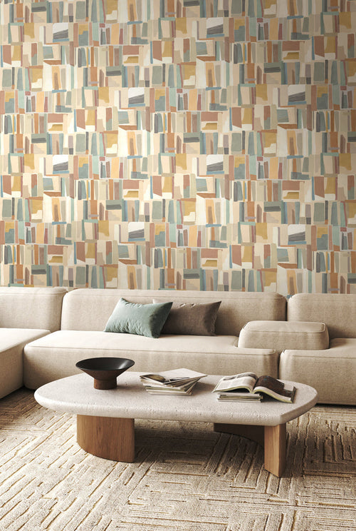 Abstract Cubes Wallpaper - Smoky Haze
