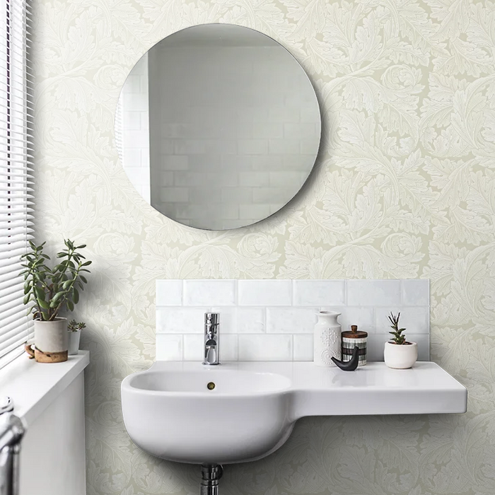 Acanthus by Morris Wallpaper - Chalk