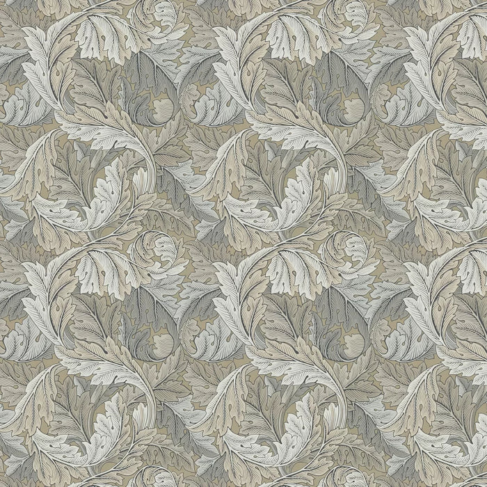 Acanthus by Morris Wallpaper - Manilla/Stone