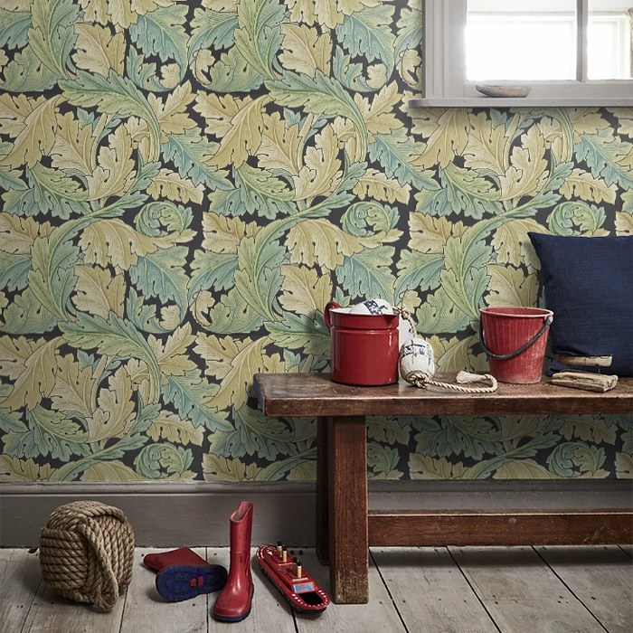 Acanthus by Morris Wallpaper - Privet