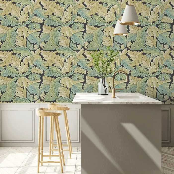 Acanthus by Morris Wallpaper - Privet