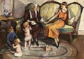 Across the Years, 1936, watercolor painting by Dorothea Cooke (Gramatky) (American art). Fine art giclée print reproduction by California Watercolor for wall decor.