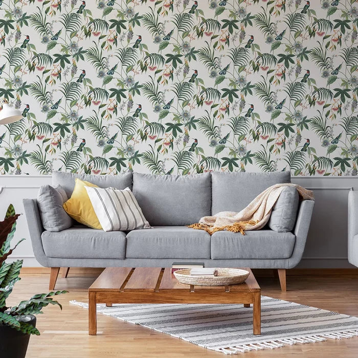 Adilah Wallpaper - White