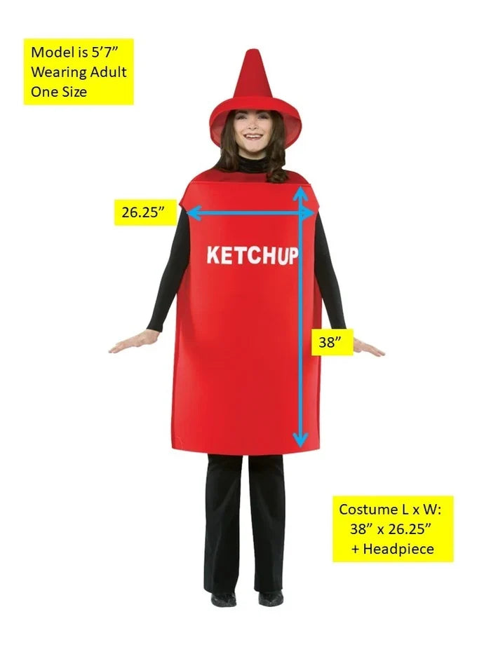 Adult Ketchup Costume #222