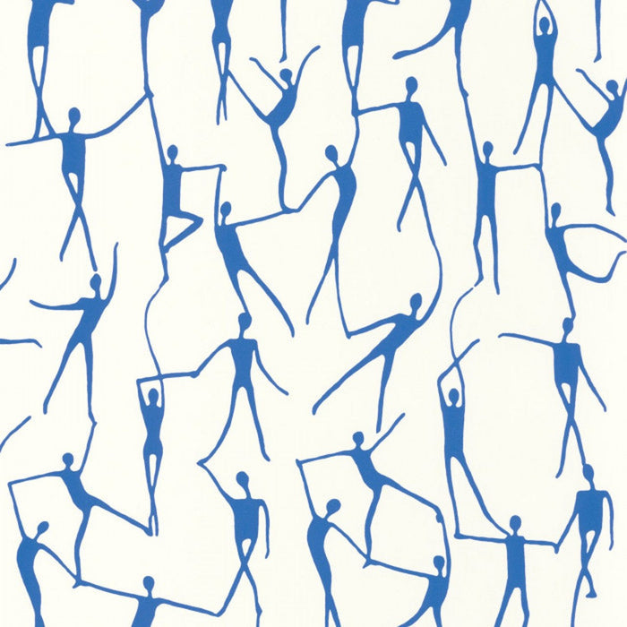Alberto Iconic Wallpaper - Blue