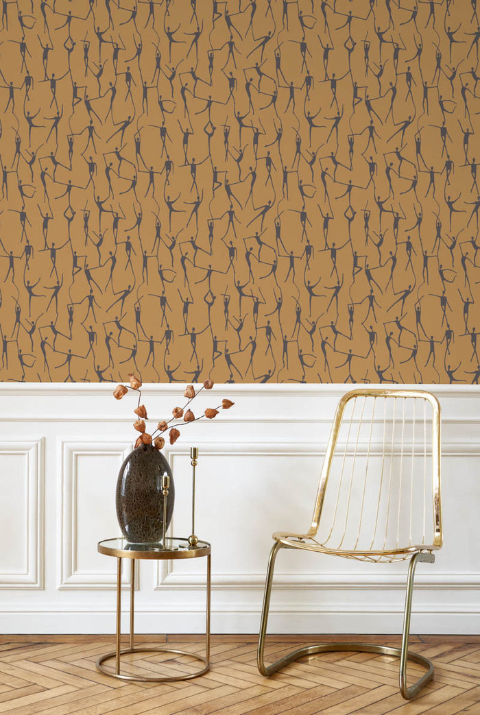 Alberto Iconic Wallpaper - Camel