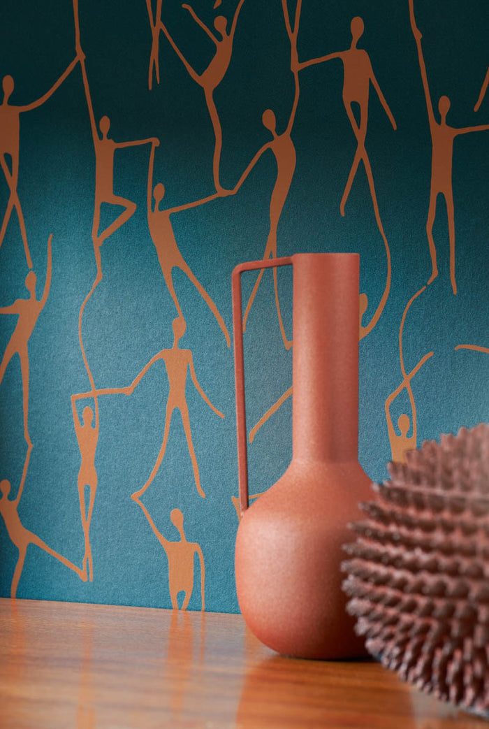 Alberto Iconic Wallpaper - Copper
