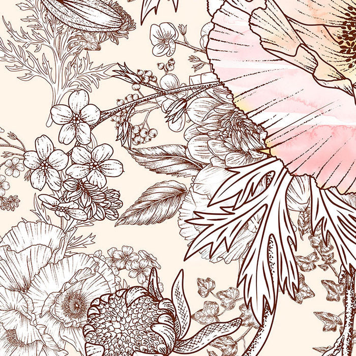 Allegra - Custom Sized Mural Wallpaper (per m2)