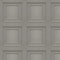 Amara Wood Panel Vinyl Wallpaper - Silver/Grey