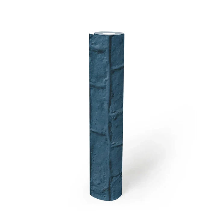 Amsterdam Vintage Brick Wallpaper - Blue - Discontinuing