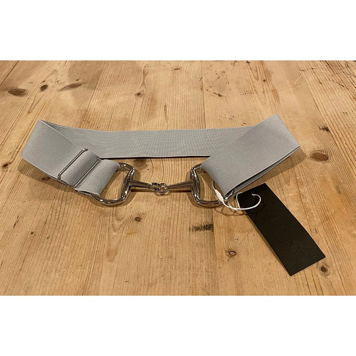 Anademi Silver Bit Stretch Belt - Solid