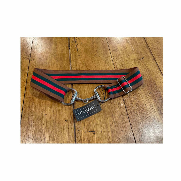 Anademi Silver Bit Stretch Belt - Solid
