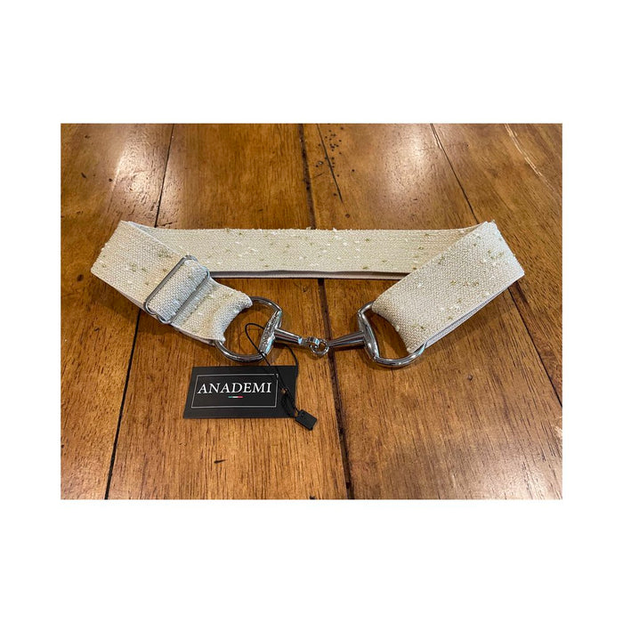 Anademi Silver Bit Stretch Belt - Solid