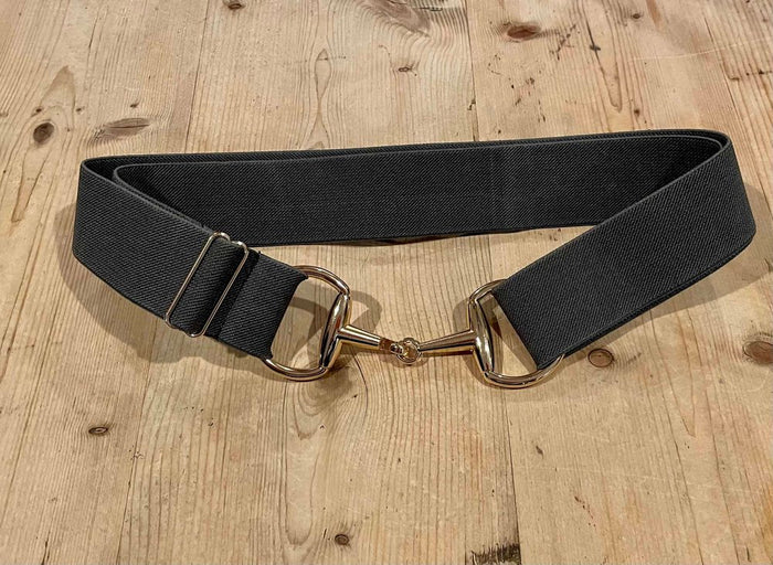 Anademi Silver Bit Stretch Belt - Solid