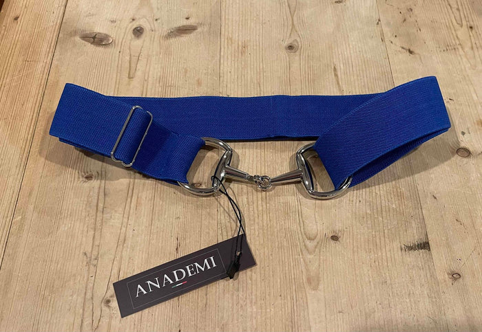 Anademi Silver Bit Stretch Belt - Solid