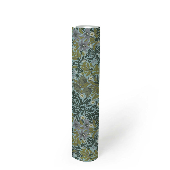 Antique Floral Trails Wallpaper Online NZ | The Inside - Green