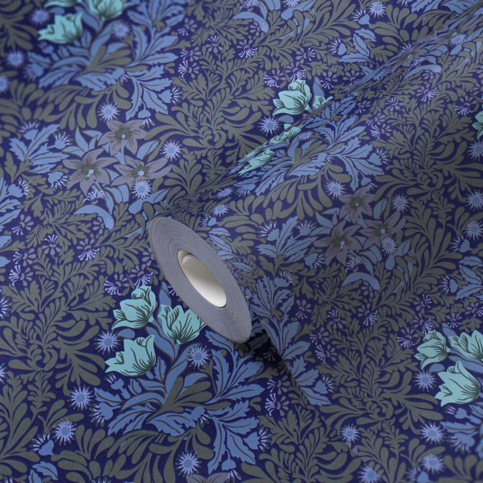 Antique Floral Trails Wallpaper Online NZ | The Inside - Mauve