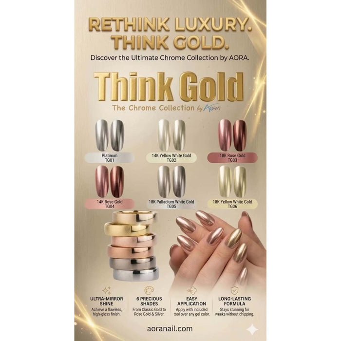 Aora Chrome Think Gold Collection Chrome Kit