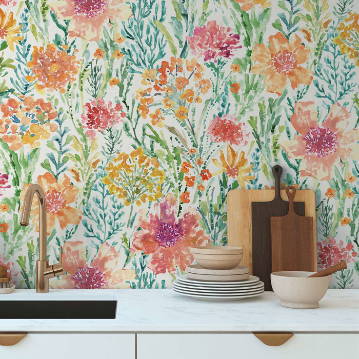 Aquarell Dreams Wallpaper - Multi