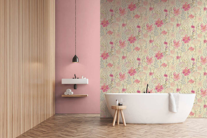 Aquarell Dreams Wallpaper - Pink