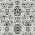 Arabian Birds Florence Broadhurst Wallpaper - Night