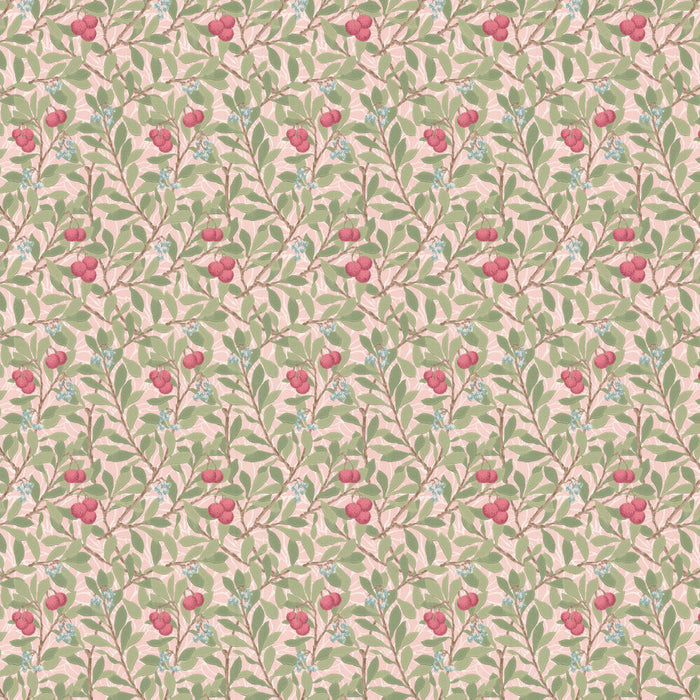 Arbutus by Morris Wallpaper - Cochineal Pink