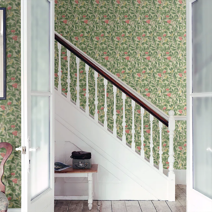 Arbutus by Morris Wallpaper - Rose