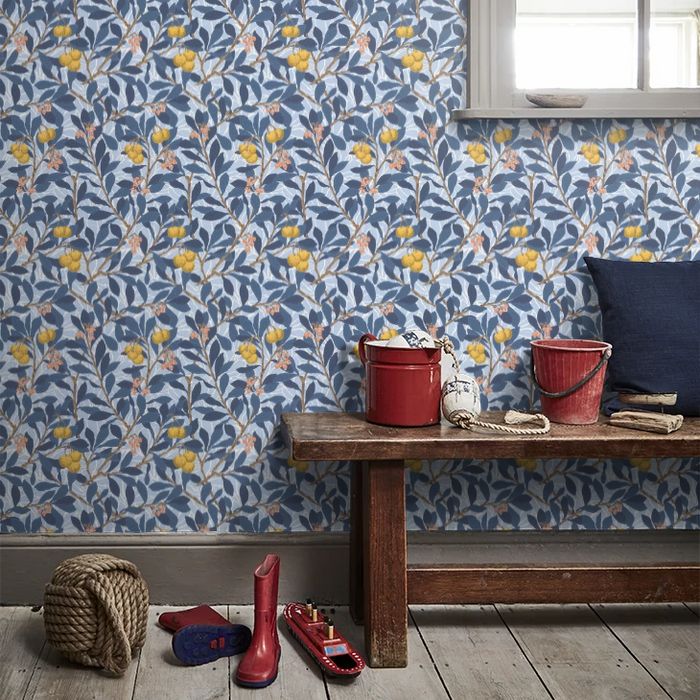 Arbutus by Morris Wallpaper - Sunflower