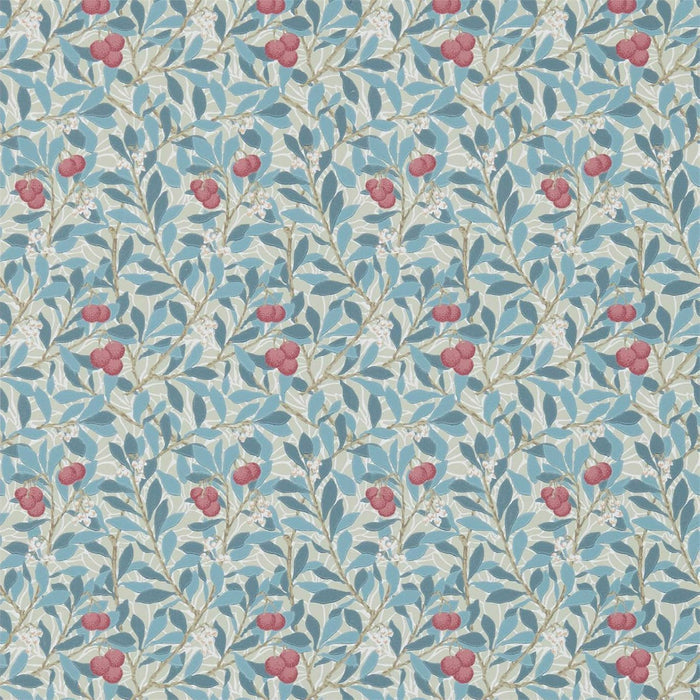 Arbutus by Morris Wallpaper - Woad/Russet