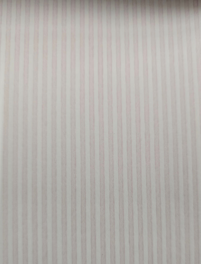 Arvid Fine Stripe Wallpaper - Rosa