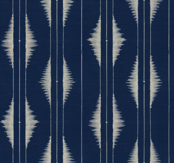Azilal Embroidery Wallpaper – Ultramarine