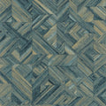 Bali Paille Vinyl Wallpaper - Shades of Blue