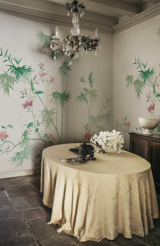 Bamboo Grove - Custom Sized Wallpaper Mural (per m2) - Green